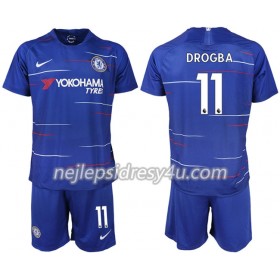 Fotbalový Dres Chelsea DROGBA 11 Dětské Domácí 2018/19